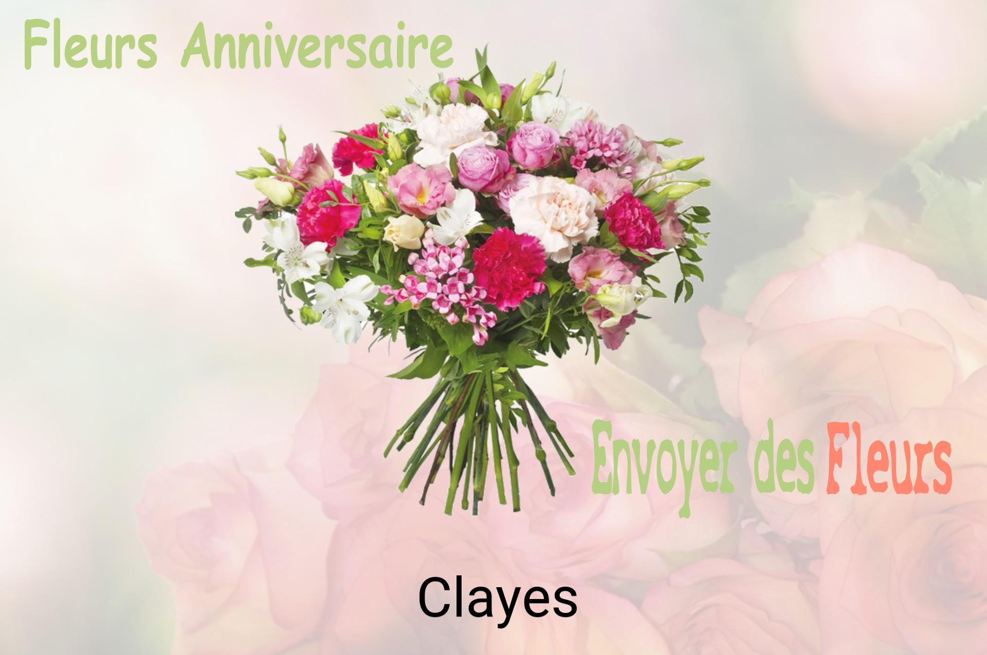 Bouquet de fleurs d’anniversaire livré à Clayes